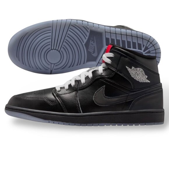 Air Jordan 1 Mid SE Reimagined Mens Basketball Shoes Size 15 Black/Metallic NEW - Picture 1 of 10